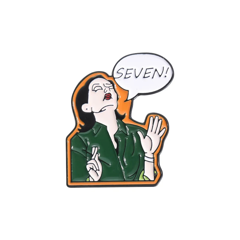 Friends TV Show Inspired Pins - Pack of 5